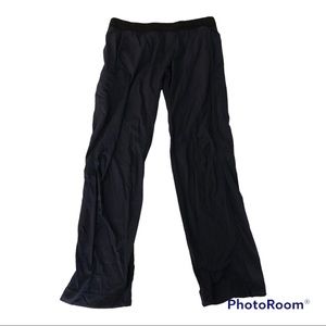 Lululemon seawall track workout pants navy blue and black